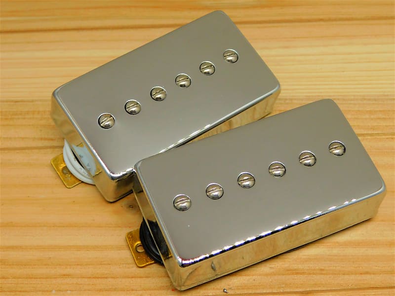 Guitar Madness P-94 Style Humbucker sized P-90 Pickups Chrome Covered (Alnico 5) image 1