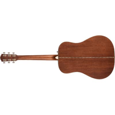 Fender Paramount PD-220E  Acoustic Guitar, Aged Cognac Burst image 3