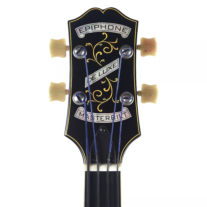 Epiphone De Luxe Masterbilt Classic Acoustic / Electric Bass image 6