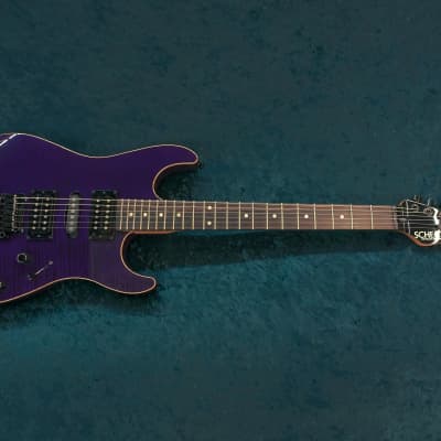 Schecter Sunset Custom II  HSH Black Violet for sale