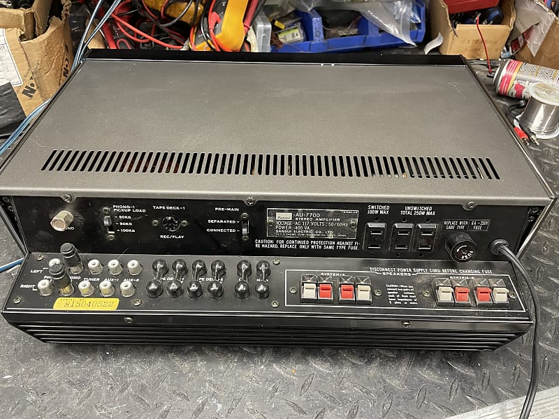 Sansui AU-7700 integrated amplifier w/phono stage SERVICED Sansui AU-7700 integrated amplifier w/phono stage SERVICED