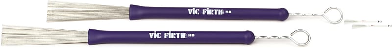 Vic Firth Heritage Brushes (pair)  Bundle with Vic Firth WB Jazz Brushes (pair) image 1