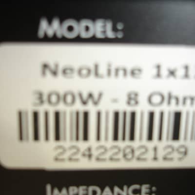 EBS Evolution Neoline Pro 112 1x12 + 2" 300-Watt 8-Ohm Bass Speaker Cab image 9