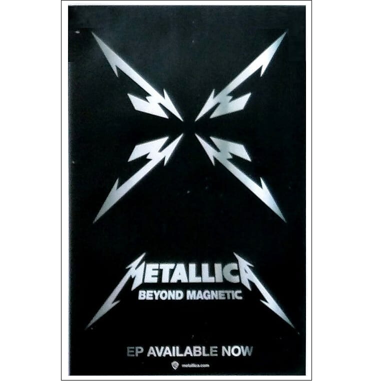 METALLICA Beyond Magnetic Ltd Ed RARE Tour Poster! IRON | Reverb