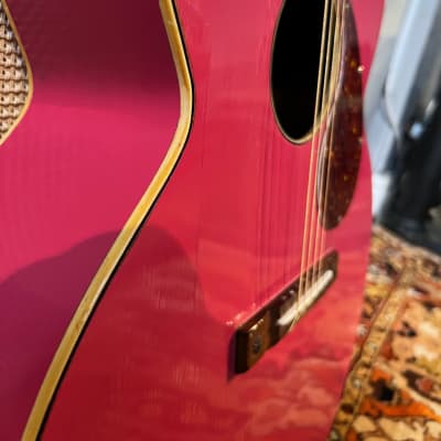 Vintage 1950s Kay K22 Jumbo Flat Pink Acoustic Guitar *Ex. Ronnie Lane Studios* image 8