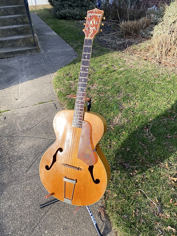 Orpheum Archtop Guitar 1940's - Blonde image 1