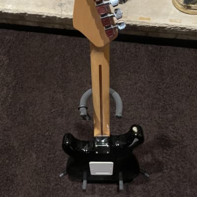 Vintage 1993 Fender Stratocaster MIM Black Electric Guitar Original Sales Slip image 7