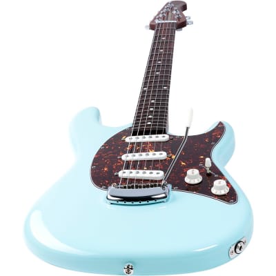 Ernie Ball Music Man Cutlass SSS Rosewood Fingerboard Electric Guitar Powder Blue image 6