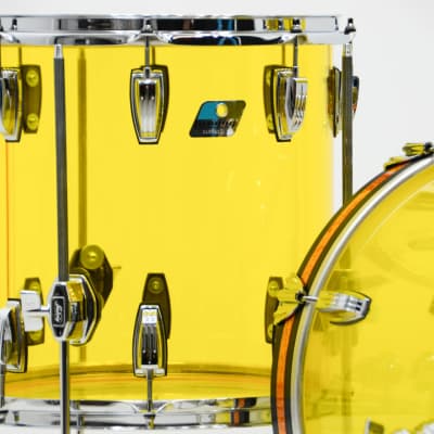 Ludwig Vistalite 3pc Drum Kit - "Yellow" image 2