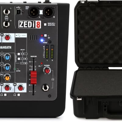 Allen & Heath ZEDi-8 8-channel Mixer with USB Audio Interface