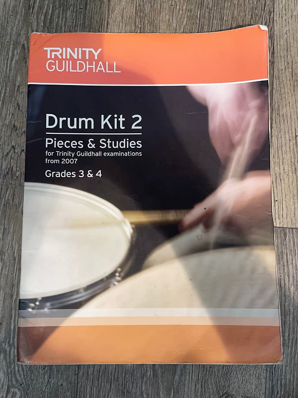 Trinity Drum Kit 2 Grade 34 Drum Book/ Music Notation IX Reverb