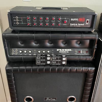 Vintage Plush 4000G With Slave Multiplex EL34 Tube Guitar/Bass Amp - 1970’s Made In USA - New EHX Power Tubes Included for sale
