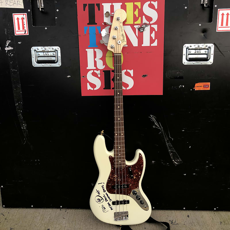 Fender Jazz Bass Ex MANI STONE ROSES 2016 Blonde image 1