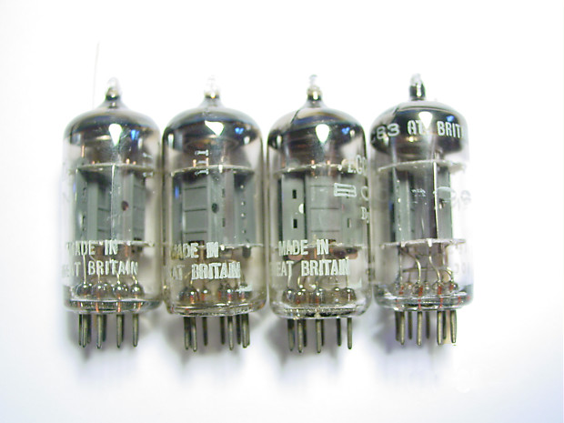 ⭐︎ Bang On Norma ⭐︎ Mullard 12AX7 4本組 Mullard 12AU7/ECC82 Long Plate Square getter NOS NIB matched