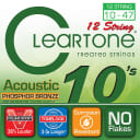 Cleartone 7410-12 Ph Bronze Acoustic Guitar Strings 10-47; 12-string set 10-47