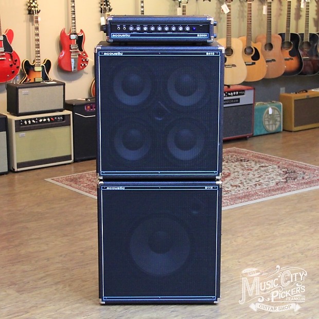 Acoustic B200H Bass Amp Head w/ B410 & B115 (SKU Reverb