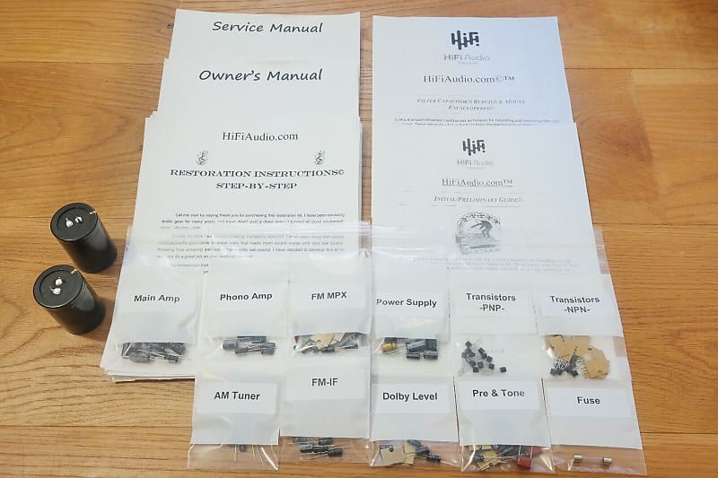 Marantz 2235b restoration kit filter capacitor repair rebuild fix  			