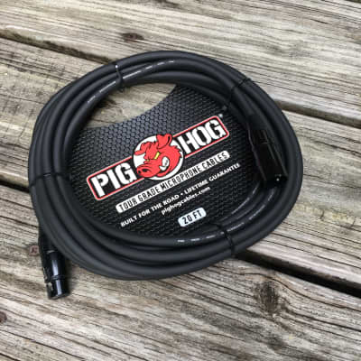 Pig Hog 8mm Tour Grade Microphone Cable, 20ft XLR (PHM20) image 1