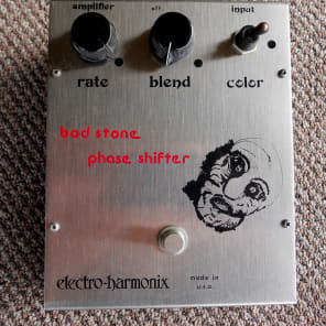 エレハモ　フェイザー　Bad Stone Phase Shifter 美品 Electro Harmonix VINTAGE Bad Stone Phase Shifter Mummy Face
