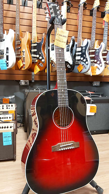 ギター Gibson J-45 SLASH Vermilion Burst 楽天市場】Gibson Slash J-45 -Vermillion Burst- 新品[ギブソン