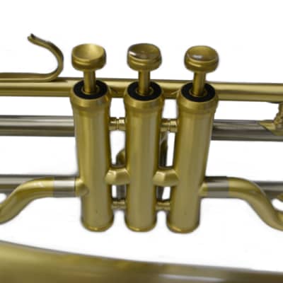 Schiller American Heritage Bb Valve Trombone – Brushed Gold image 3
