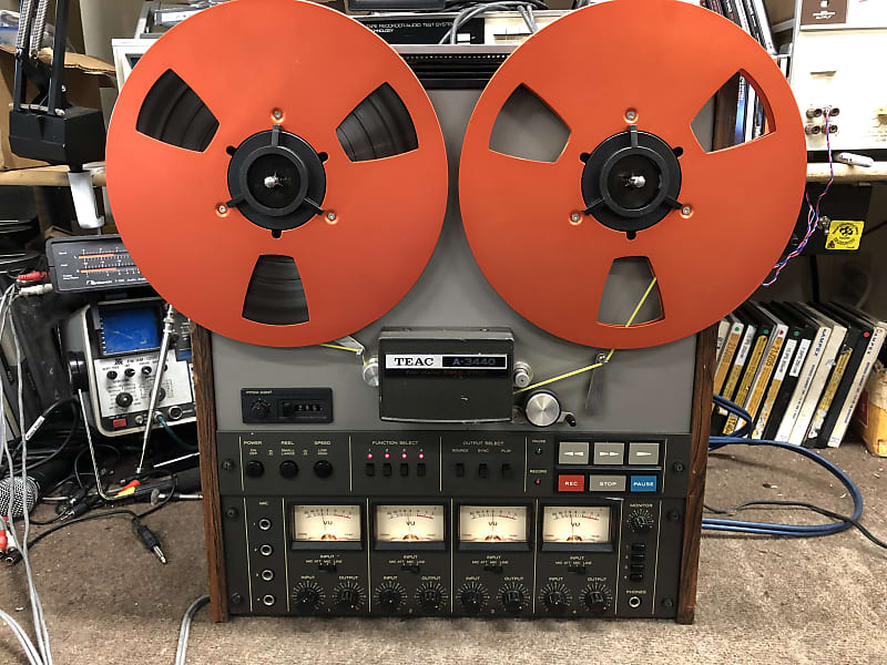 Teac A3440 4 channel multitrack reel to reel tape deck Reverb