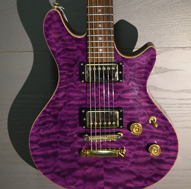 Edwards Potbelly Doublecut Purple and Gold