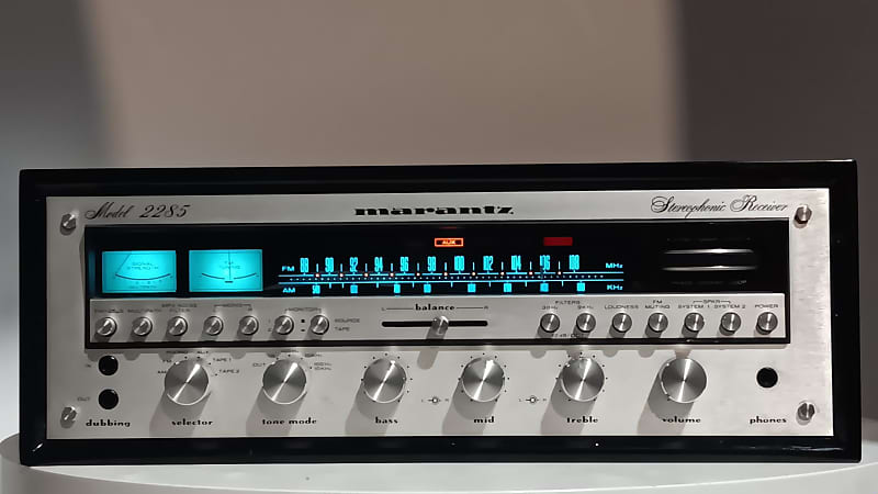 VERY NICE MARANTZ 2285 STEREO RECEIVER –FREE WC22 WOOD CASE OPTION – 1-YEAR WARRANTY  			