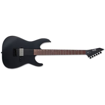 ESP LTD M-201HT Guitar, Roasted Jatoba Fretboard, Black Satin for sale