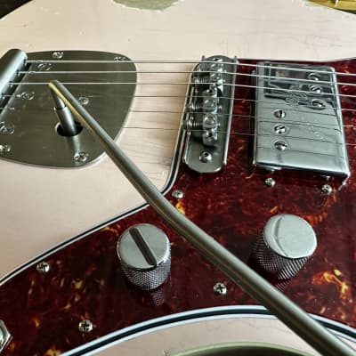 Mulholland Mod, Fender CuNiFe Jazzblaster / Jazzmaster - Shell Pink Relic image 5
