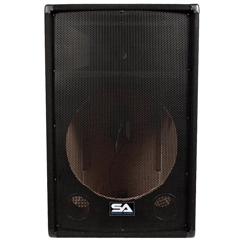Empty 15 Inch PA / DJ / Band Speaker Cabinet with Titanium