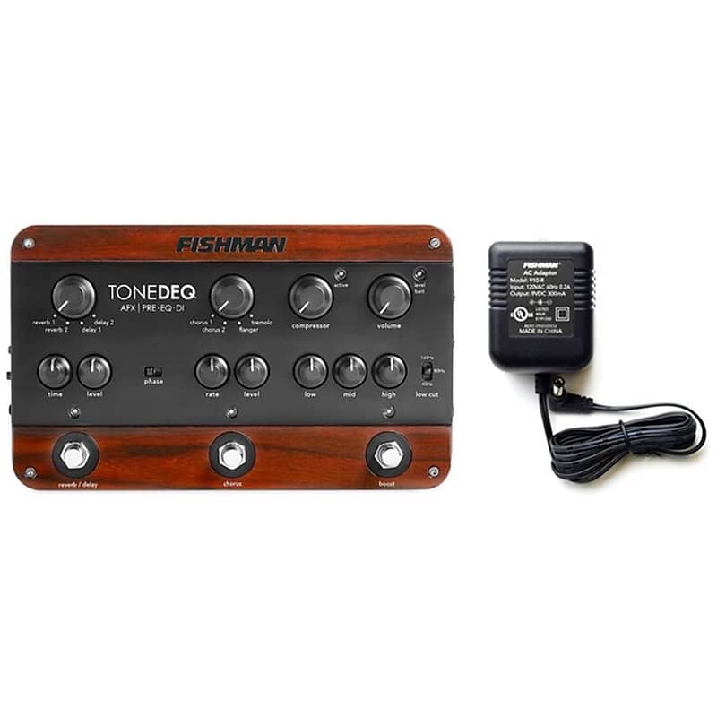 Fishman ToneDEQ AFX Preamp EQ and DI Box with Dual FX, with Reverb