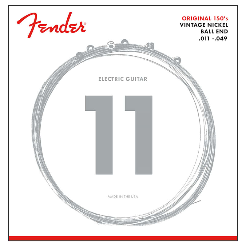 Fender Original 150's Pure Nickel Electric Guitar Strings (.011 - .049) image 1
