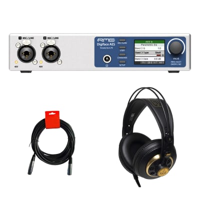 RME Digiface AES 14x16 Audio Interface Bundle with AKG K240 Studio