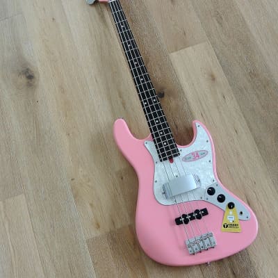 Bacchus Global Series - WL-434 - 4 String Bass - Shell Pink Finish 