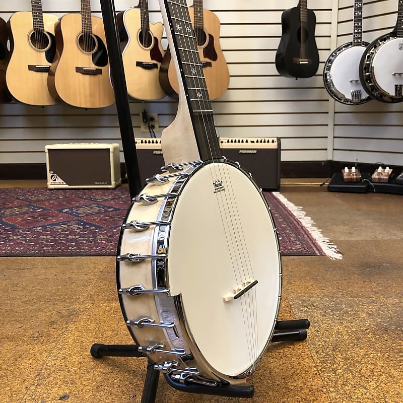 Gold Tone MM-150 Maple Mountain Open Back Banjo w/Railroad Spikes, Hard  Case