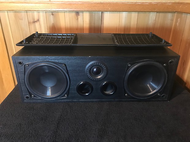 Bowers Wilkins DM600 IFS Black home theater stereo Hi Fi center channel speaker THX Atmos