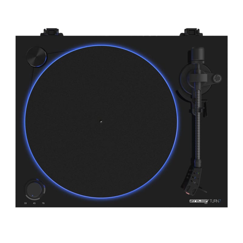 Reloop Turn X Premium HiFi Turntable with ADAM Audio T5V Monitors (Pair),  Stands (Pair), and Brush - AMS-TURN-XK1