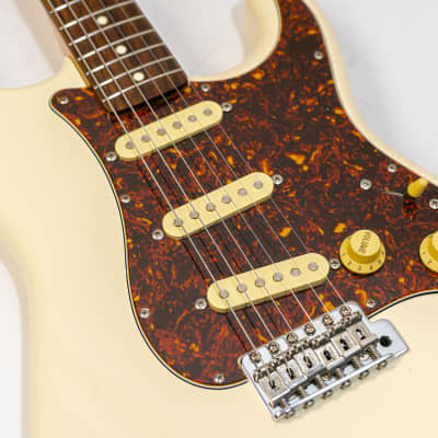 2017 Fender Stratocaster Traditional 60s C60ST - Guitar & Gigbag - Olympic White image 10