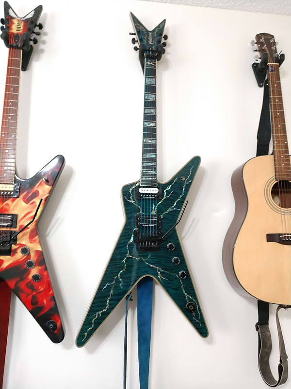 Washburn Boogiebolt 2004 Teal blue with abalone lightning