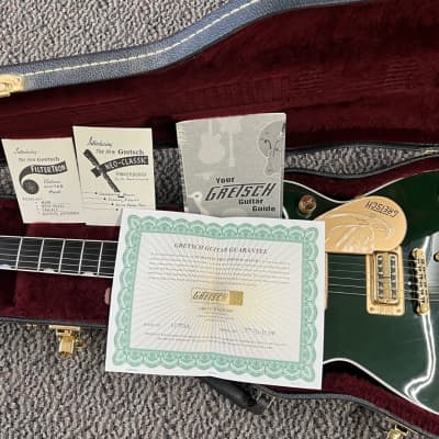 Gretsch 2005 Elliot Easton G6128T Jet Electric Guitar w/Case Cadillac Green NICE image 2