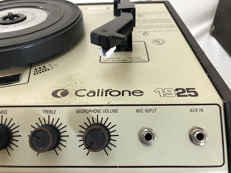 Califone 1925 Phonograph Fully Serviced