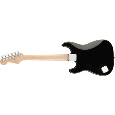 Squier Mini Stratocaster Electric Guitar SSS Strat Laurel Fingerboard Black image 4