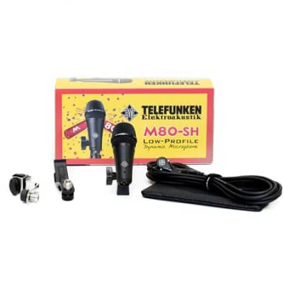 Telefunken M80SH Low Profile Dynamic Supercardioid Microphone image 3