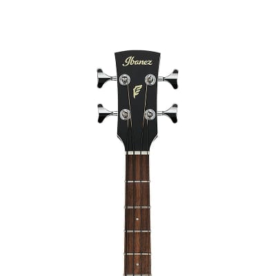 Ibanez PCBE14MH Acoustic/Electric Bass Guitar - Weathered Black Open Pore image 4