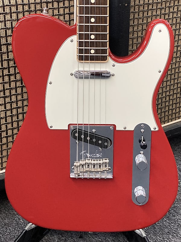 Fender American Standard Telecaster Channel Bound 2014 - Dakota Red | Reverb