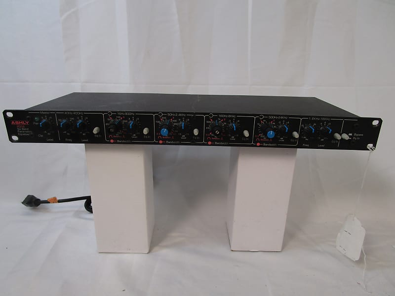 Ashly PQ16Six Band Parametric Equalizer for Bass, Guitar & Reverb