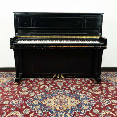 Steinway & Sons 1098 Studio Upright Piano | Satin Ebony | SN: 458173 | Used image 2