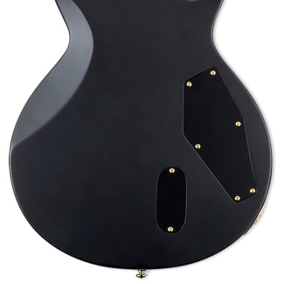 ESP LTD Deluxe EC-1000 LH Left-Handed EMG Guitar – Vintage Black image 4