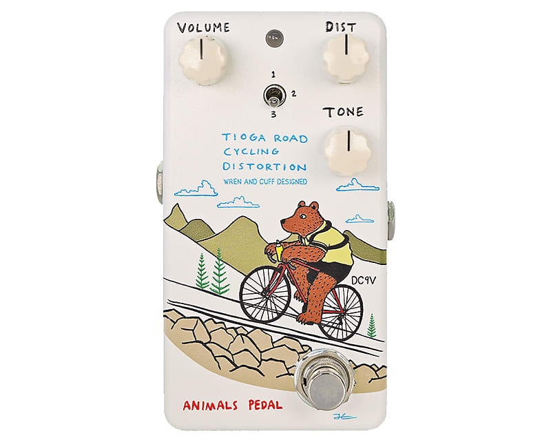 Animals Pedals Tioga Road Distortion Pedal V2 Designed by Wren and Cuff image 1